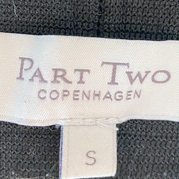 Part Two black cropped stretch pants - Picture 4 of 4